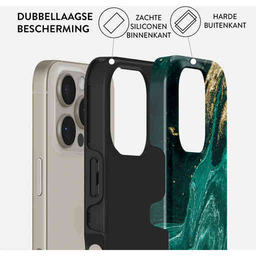 Burga Tough MagSafe Case Apple iPhone 16 Pro - Emerald Pool