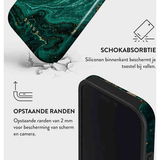 Burga Tough MagSafe Case Apple iPhone 16 Pro - Emerald Pool