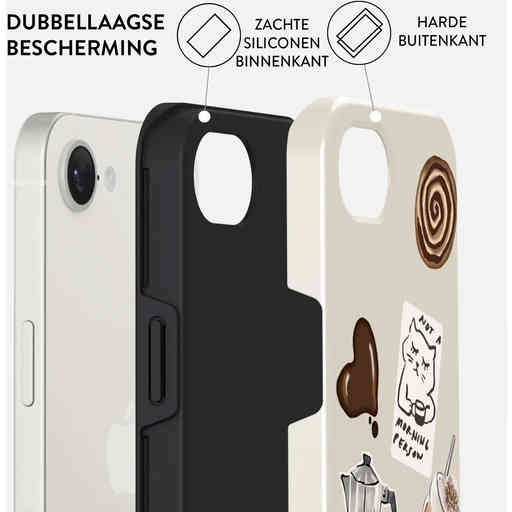 Burga Tough Case Apple iPhone 16e - Oat Milk Please