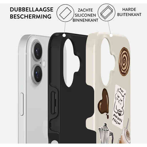 Burga Tough Case Apple iPhone 16 - Oat Milk Please