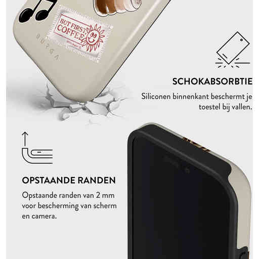 Burga Tough Case Apple iPhone 16 - Oat Milk Please
