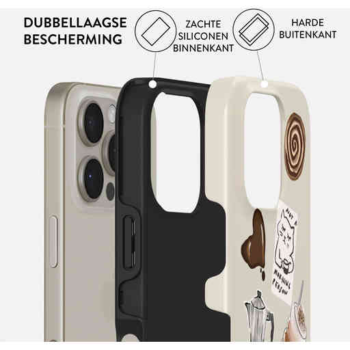 Burga Tough Case Apple iPhone 16 Pro - Oat Milk Please