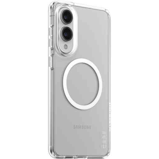 CARE by PanzerGlass Flagship Case Transparent Urban Combat w. White QI Module Samsung S25 Edge