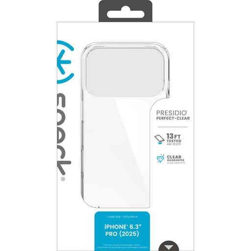 Speck Presidio Perfect Clear Apple iPhone 17 Pro Clear - with Microban