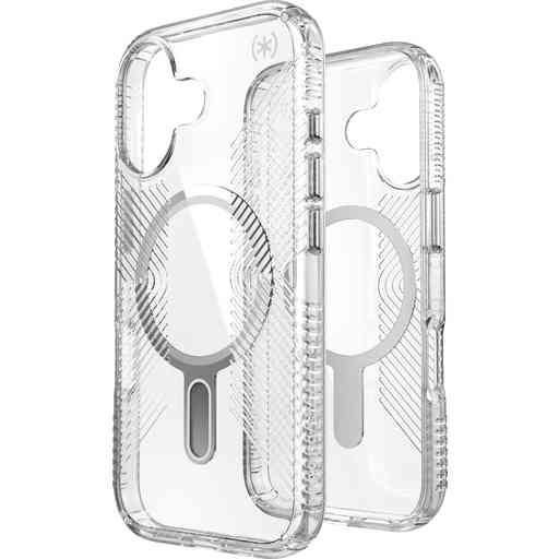 Speck Presidio Perfect Clear Grip + ClickLock Apple iPhone 17 Clear - with Microban