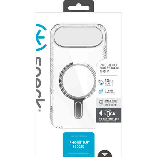 Speck Presidio Perfect Clear Grip + ClickLock Apple iPhone Air Clear - with Microban