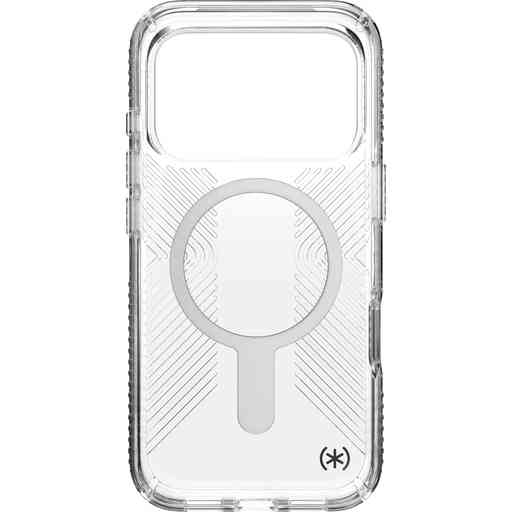 Speck Presidio Perfect Clear Grip + ClickLock Apple iPhone 17 Pro Clear - with Microban