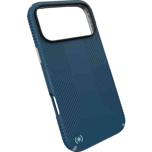 Speck Presidio2 Grip + MS Apple iPhone 17 Pro Max Deep Sea Blue- with Microban