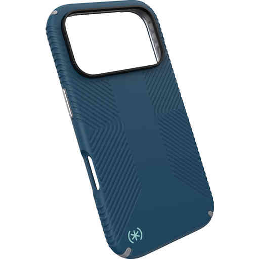 Speck Presidio2 Grip + MS Apple iPhone 17 Pro Deep Sea Blue - with Microban