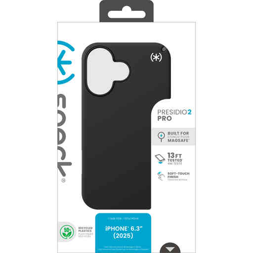 Speck Presidio2 Pro + MS Apple iPhone 17 Black - with Microban
