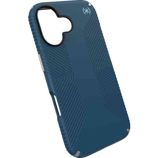 Speck Presidio2 Grip + MS Apple iPhone 17 Deep Sea Blue- with Microban
