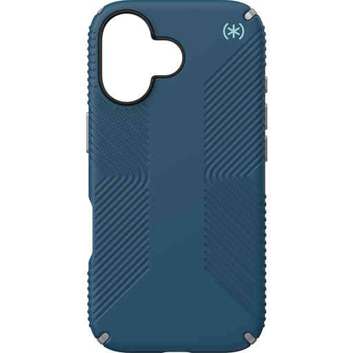 Speck Presidio2 Grip + MS Apple iPhone 17 Deep Sea Blue- with Microban