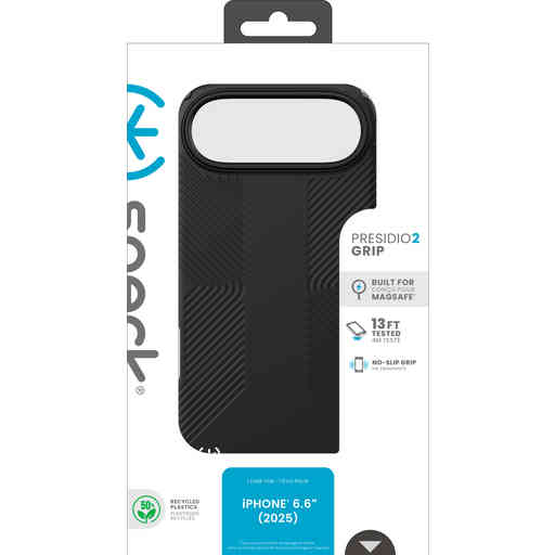Speck Presidio2 Grip + MS Apple iPhone Air Black - with Microban