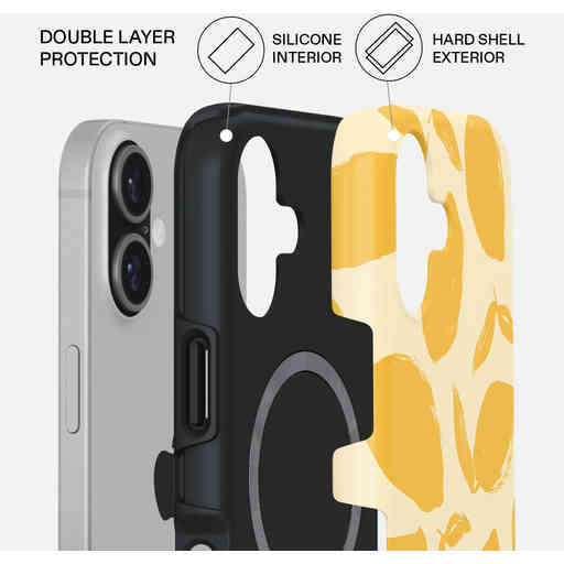 Burga Tough MagSafe Case Apple iPhone 17 - Lemon Tart