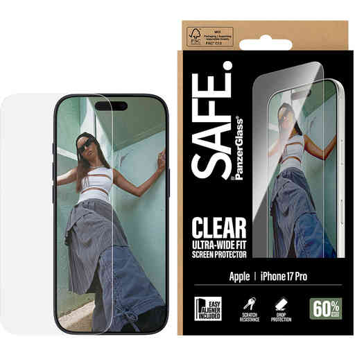 SAFE by Panzerglass Apple iPhone 17 Pro - Ultra-Wide-Fit