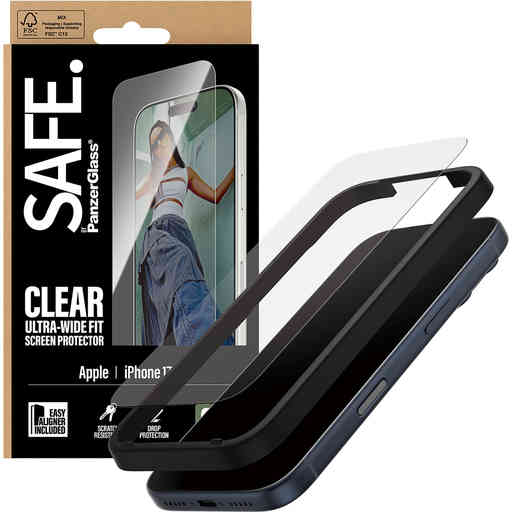 SAFE by Panzerglass Apple iPhone 17 Pro - Ultra-Wide-Fit