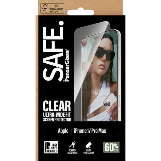 SAFE by Panzerglass Apple iPhone 17 Pro Max - Ultra-Wide-Fit