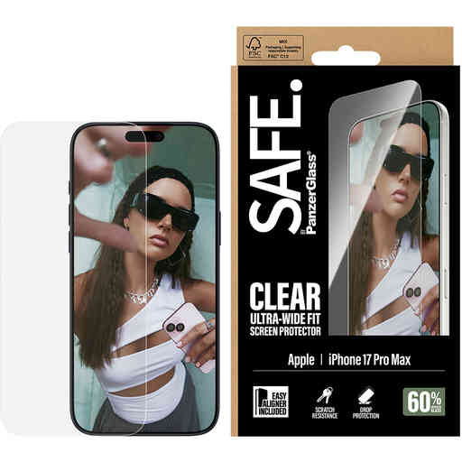 SAFE by Panzerglass Apple iPhone 17 Pro Max - Ultra-Wide-Fit