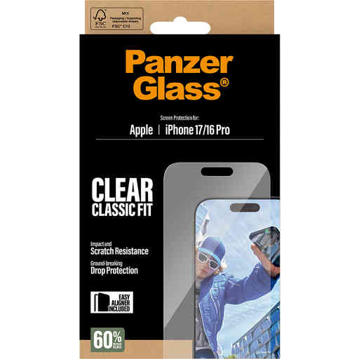 Panzerglass Apple iPhone 17/16 Pro - Classic Fit
