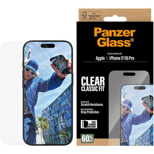 Panzerglass Apple iPhone 17/16 Pro - Classic Fit