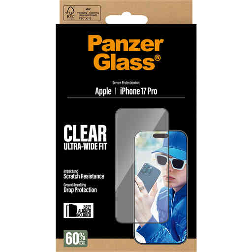 Panzerglass Apple iPhone 17 Pro - Ultra-Wide Fit