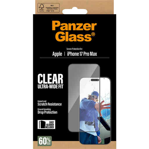 Panzerglass Apple iPhone 17 Pro Max - Ultra-Wide Fit