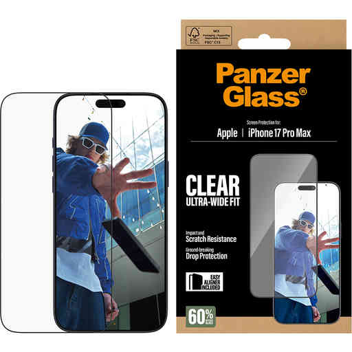 Panzerglass Apple iPhone 17 Pro Max - Ultra-Wide Fit