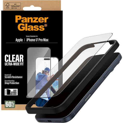 Panzerglass Apple iPhone 17 Pro Max - Ultra-Wide Fit