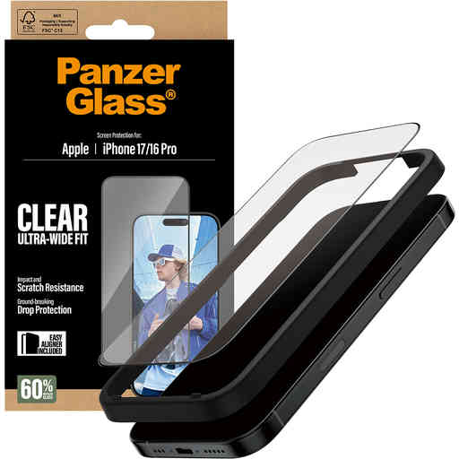 Panzerglass Apple iPhone 17/16 Pro - Ultra-Wide Fit