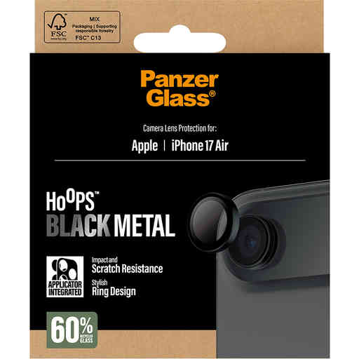 Panzerglass Hoops Apple iPhone Air - Black
