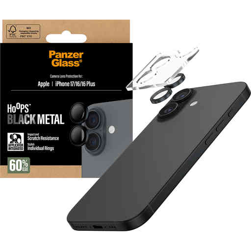 Panzerglass Hoops Apple iPhone 17 - Black