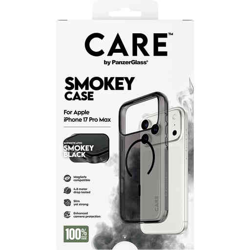 CARE by PanzerGlass Flagship Urban Combat Smokey Black MagSafe iPhone 17 Pro Max