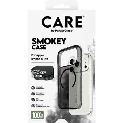 CARE by PanzerGlass Flagship Urban Combat Smokey Black MagSafe iPhone 17 Pro