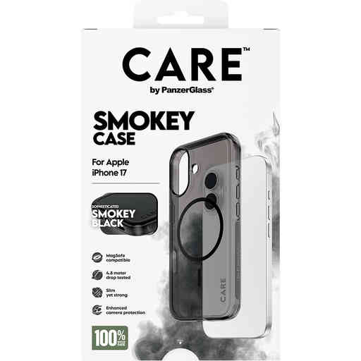 CARE by PanzerGlass Flagship Urban Combat Smokey Black MagSafe iPhone 17
