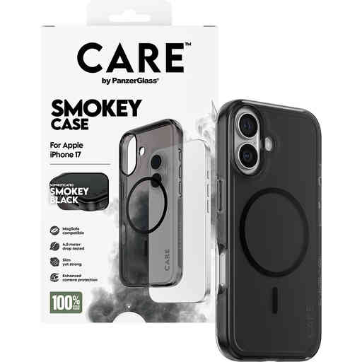 CARE by PanzerGlass Flagship Urban Combat Smokey Black MagSafe iPhone 17