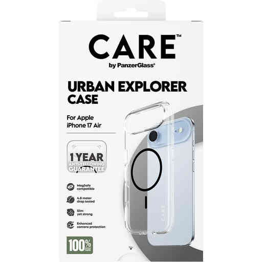 CARE by PanzerGlass Flagship Urban Combat Transp. Black MagSafe iPhone Air