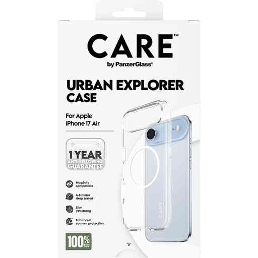 CARE by PanzerGlass Flagship Urban Combat Transp. White MagSafe iPhone Air