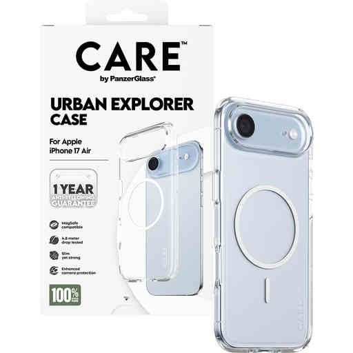 CARE by PanzerGlass Flagship Urban Combat Transp. White MagSafe iPhone Air