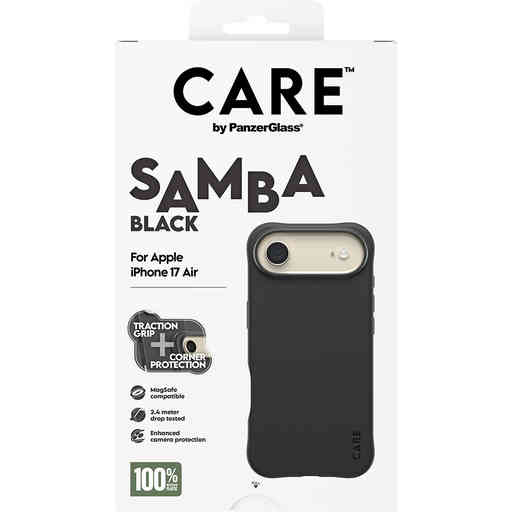 CARE by PanzerGlass Fashionable Case Samba Black MagSafe iPhone Air