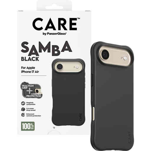 CARE by PanzerGlass Fashionable Case Samba Black MagSafe iPhone Air