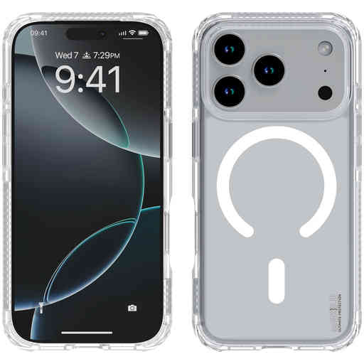 SoSkild Apple iPhone 17 Pro Defend Case Magnetic Ring Transparent