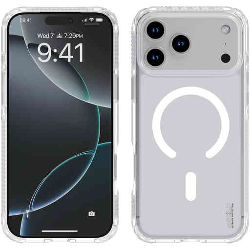SoSkild Apple iPhone 17 Pro Max Defend Case Magnetic Ring Transparent