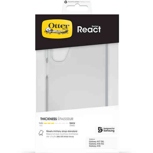 OtterBox React Case Samsung Galaxy A17 Clear