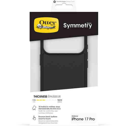 OtterBox Symmetry MagSafe Case Camera Control Apple iPhone 17 Pro Black