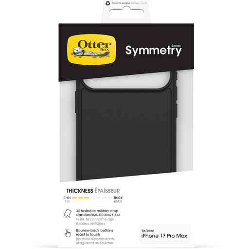 OtterBox Symmetry MagSafe Case Camera Control Apple iPhone 17 Pro Max Black