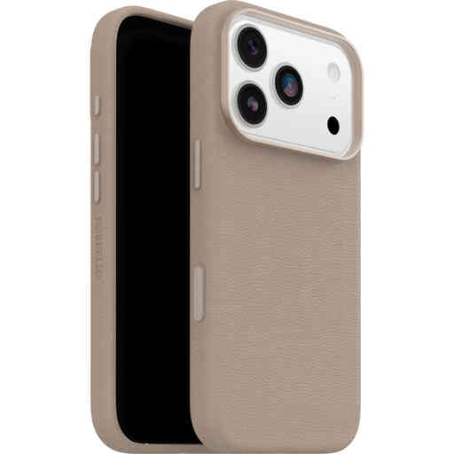 OtterBox Symmetry Cactus Leather Camera Control Case Apple iPhone 17 Pro Light Grey