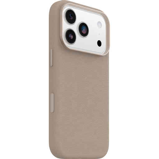 OtterBox Symmetry Cactus Leather Camera Control Case Apple iPhone 17 Pro Light Grey