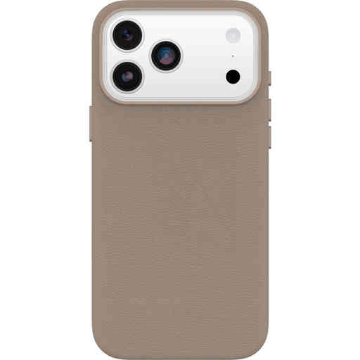 OtterBox Symmetry Cactus Leather Camera Control Case Apple iPhone 17 Pro Max Light Grey