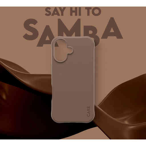 CARE by PanzerGlass Fashionable Case Samba Espresso MagSafe iPhone 17