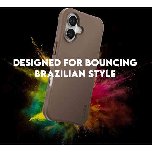 CARE by PanzerGlass Fashionable Case Samba Espresso MagSafe iPhone 17